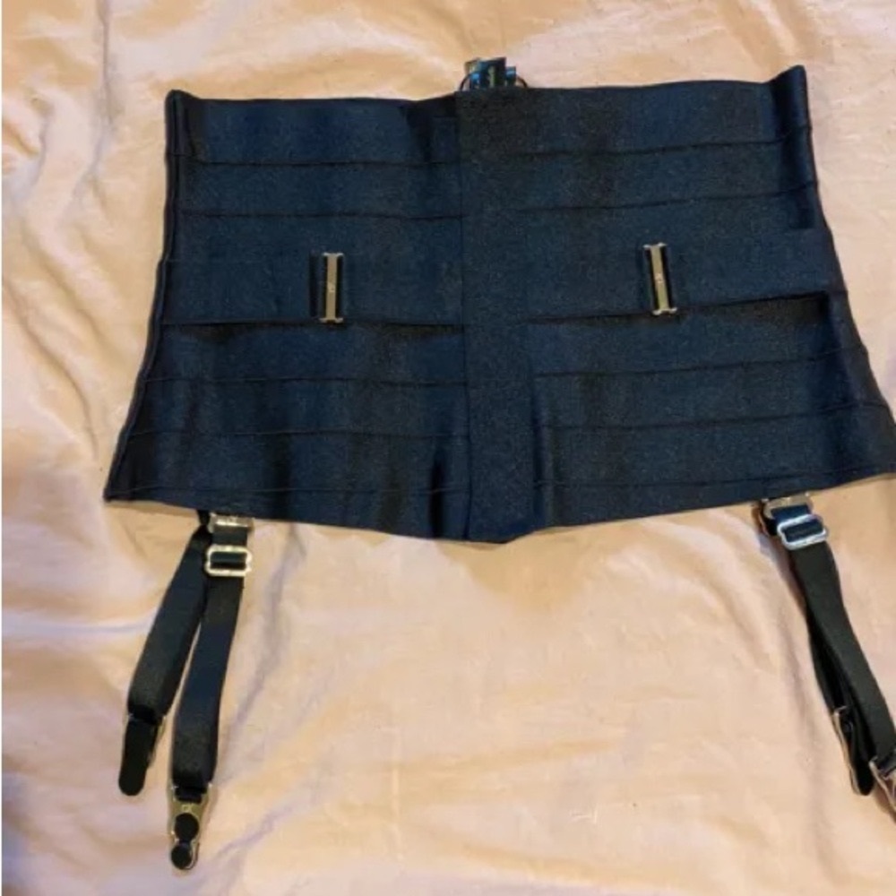 Honey Birdette black  Blair waspie suspender new with tag never worn